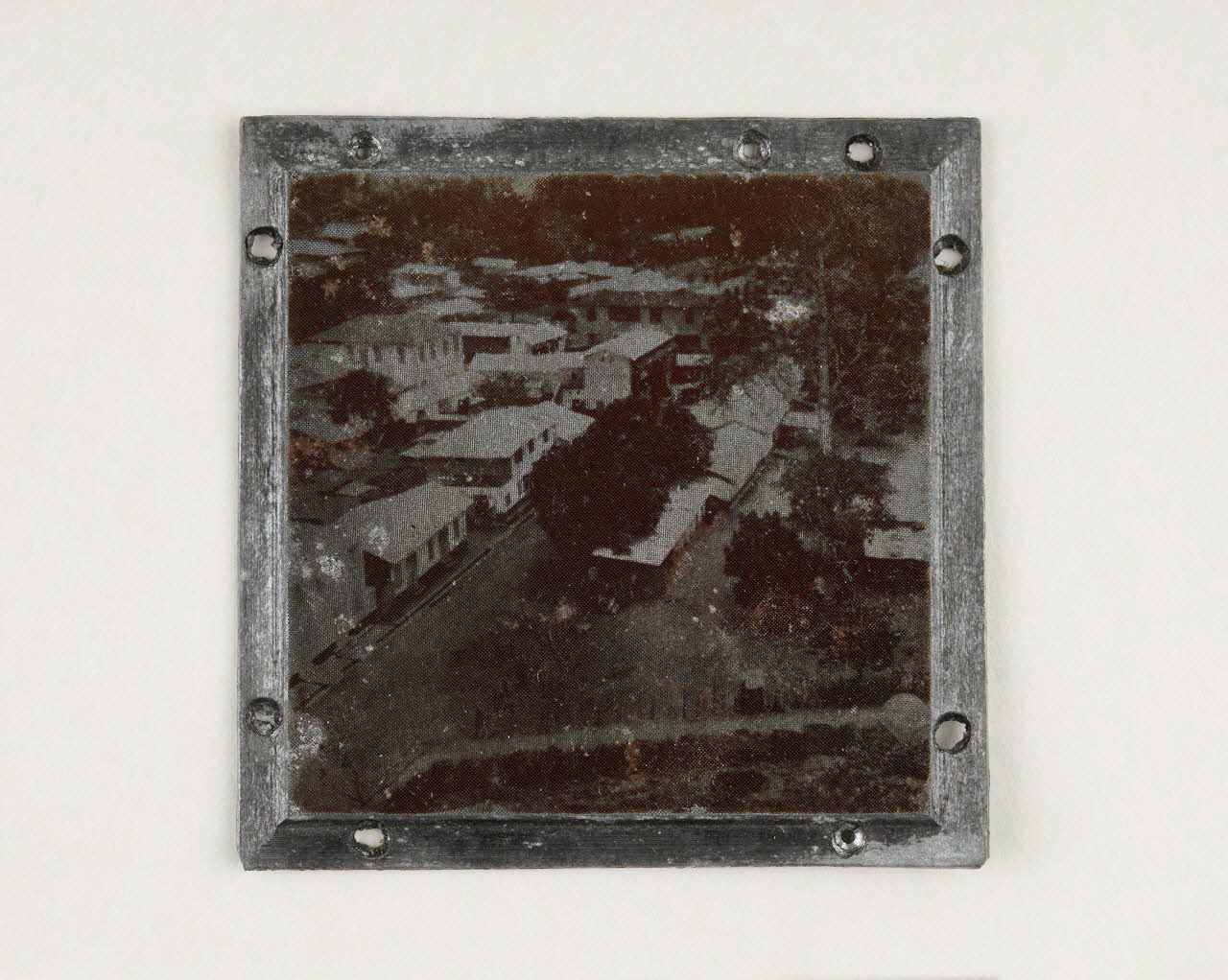 plaque d'impression Vue photographique Maroc 1950 2019.8.47 Photo Mucem / Marianne Kuhn