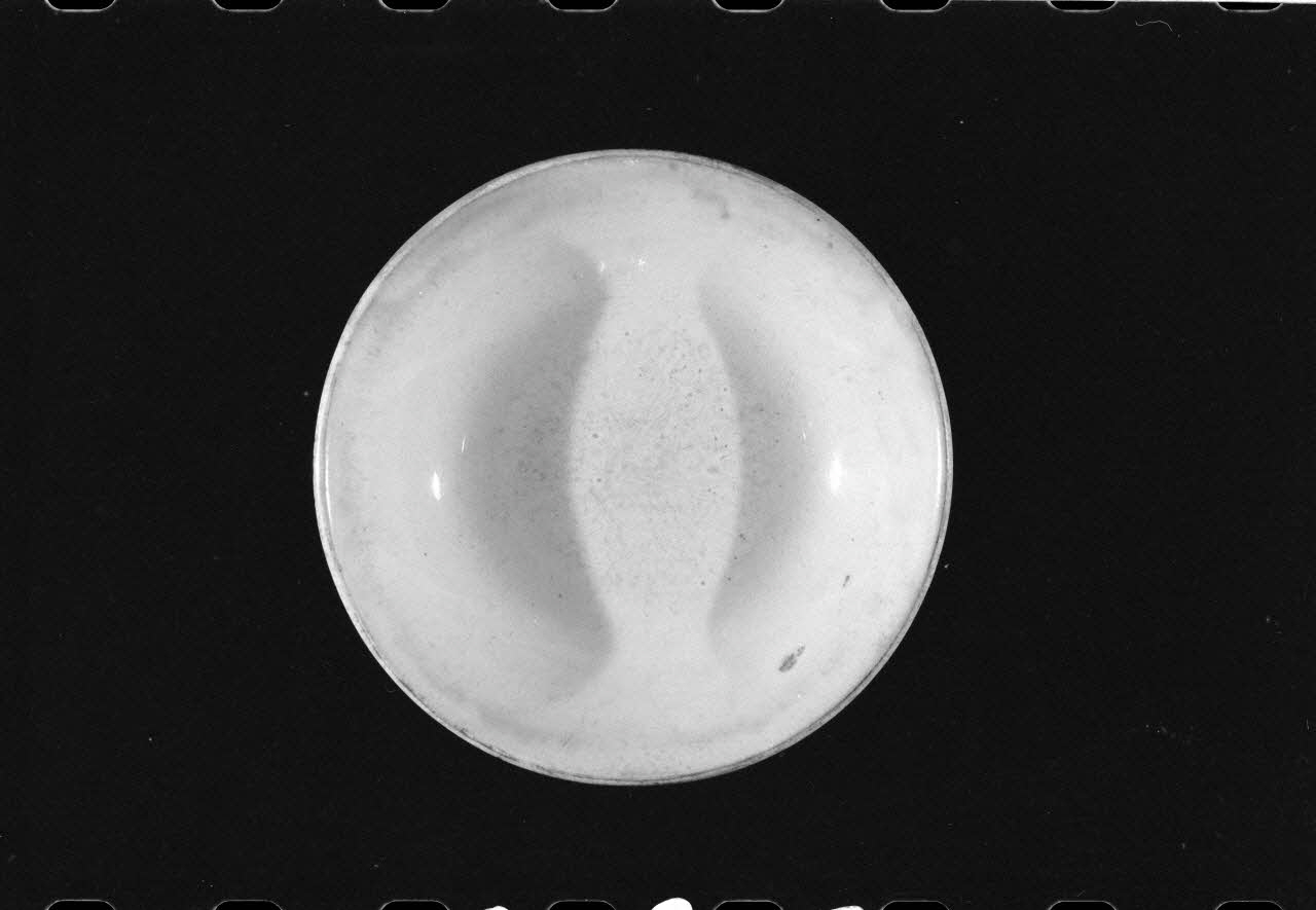 Alain Guey photographie Assiette plate en faïence provenant de Creil-et-Montereau. Daté du 19è siècle Ile-de-France, France 1973/7/21 Ph.1973.89.237 Photo