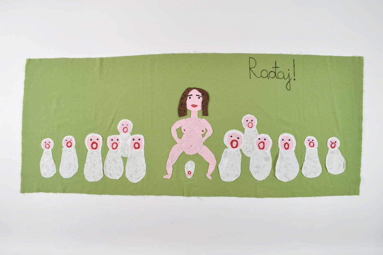 Sandra Dukic tableau Radjaj Bosanska Krajina, Bosnie-Herzégovine 2006 2007.129.1 Photo Mucem