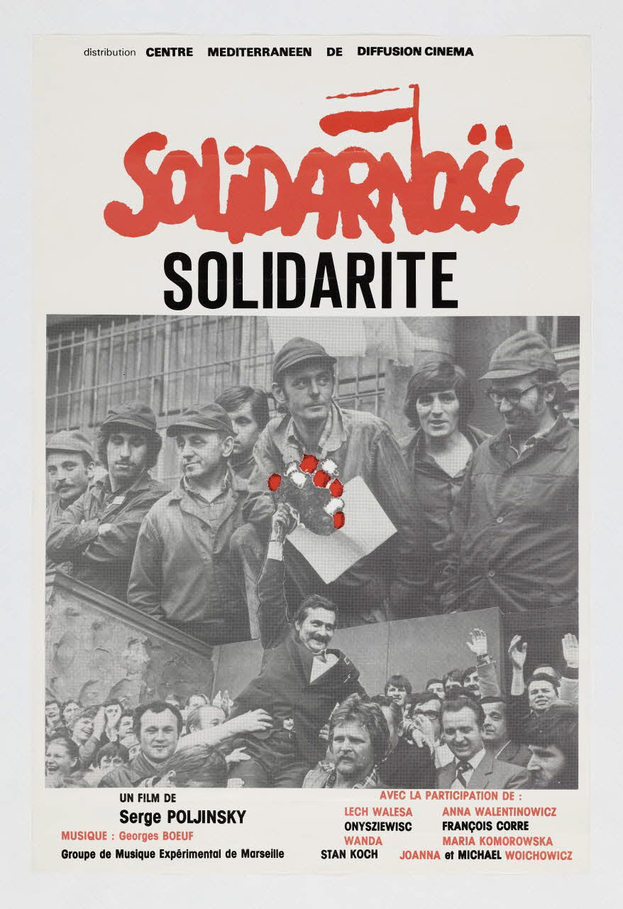 Centre méditerranéen de diffusion cinéma affiche Solidarnosc Solidarité Provence-Alpes-Côte d’Azur, France 1981 2022.19.12 Photo Mucem / Marianne Kuhn