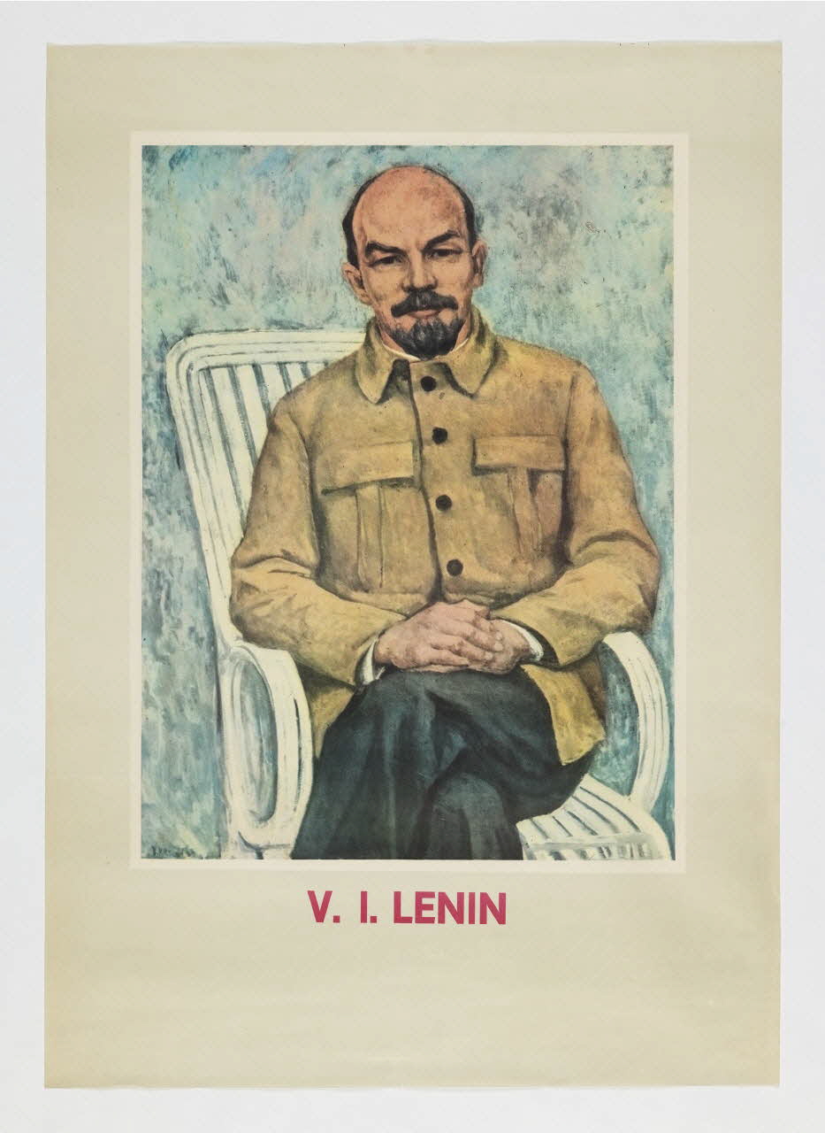 affiche V. I. Lenin 2022.19.6 Photo Mucem / Marianne Kuhn