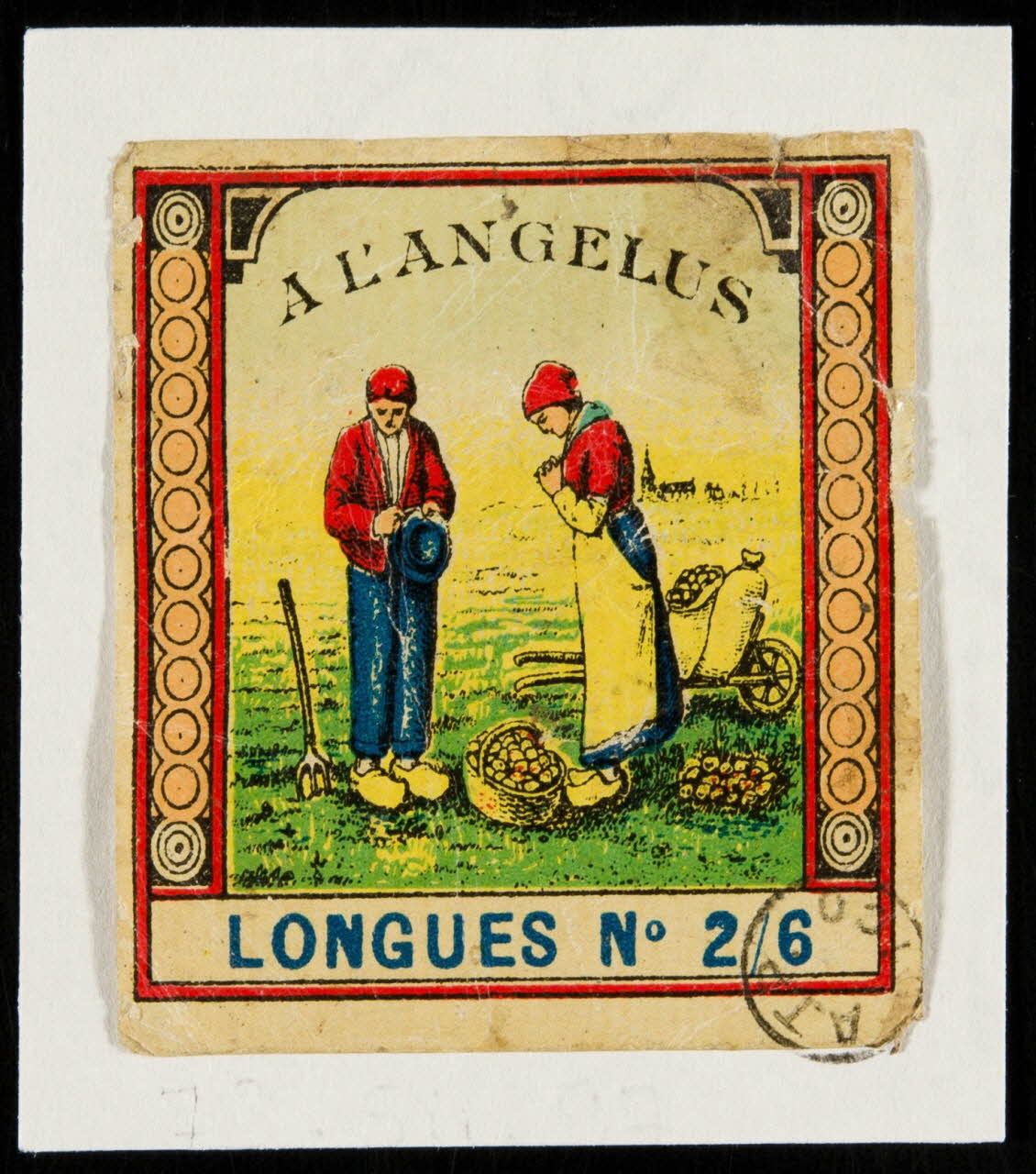 estampe A L'ANGELUS 1973.54.97 Photo Mucem