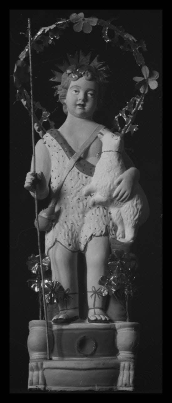 J.-L. Muller photographie Grand santon de saint Jean-Baptiste. Provenant de Provence France 1960/5/1 Ph.1960.87.11 Photo