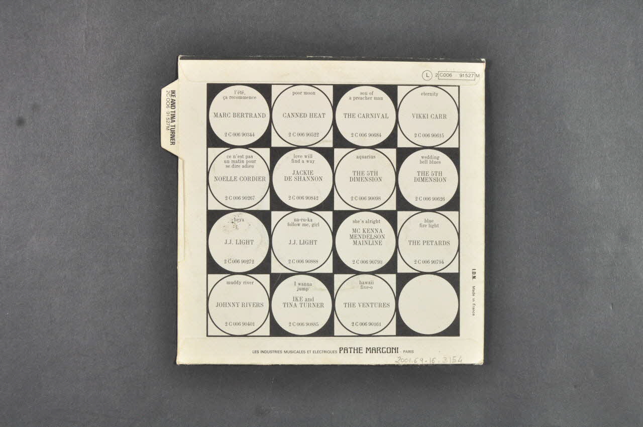 pochette de disque Contact high 2001.69.16.3154 Photo Mucem
