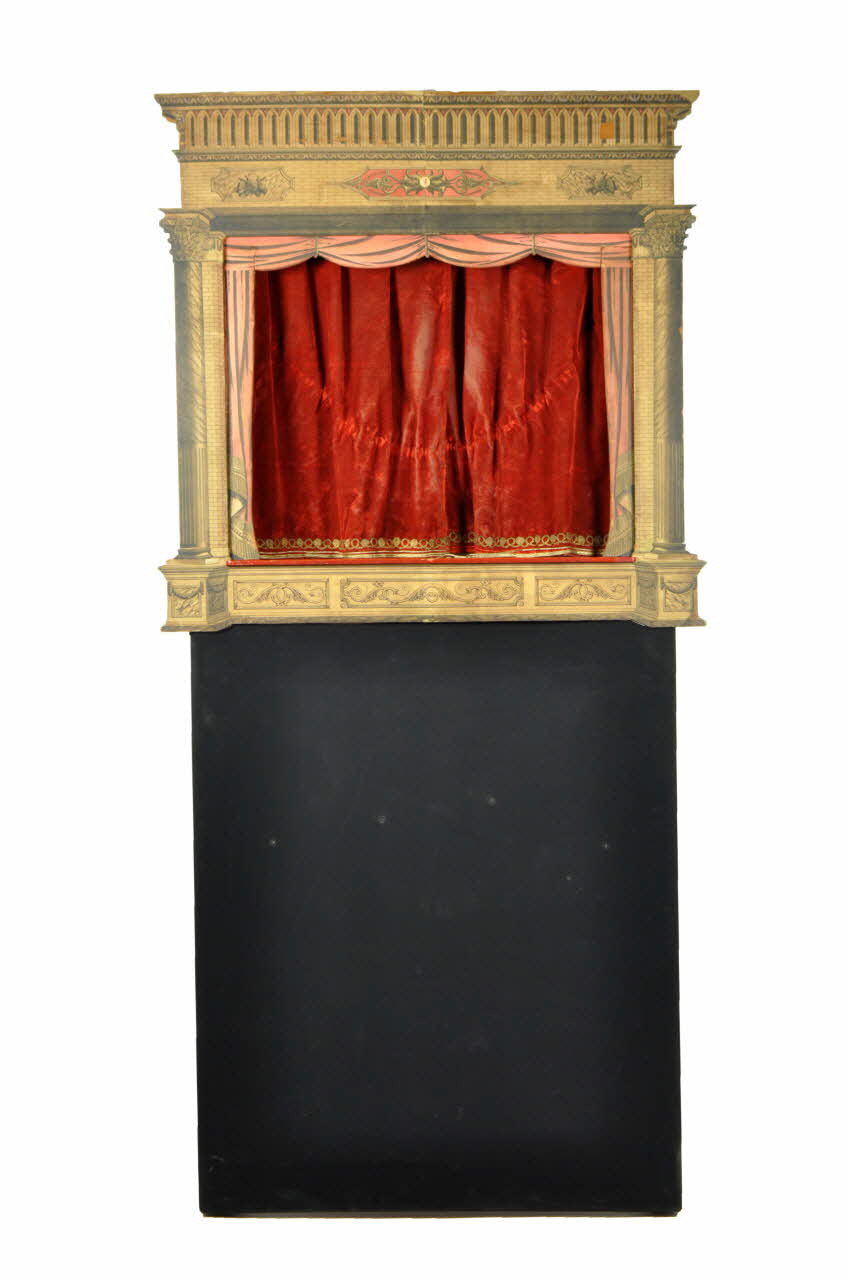 théâtre de salon pour marionnette Île-de-France, France 1870 1947.41.1 Photo Mucem