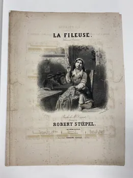estampe LA FILEUSE. 1951.65.245 Photo