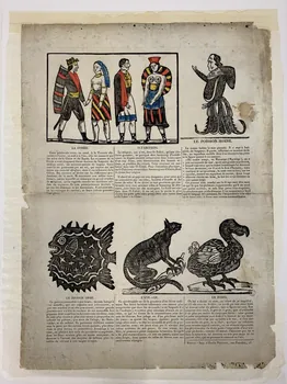 Emile Périaux canard LA COREE.  O-TAHITIENS.  LE POISSON-MOINE.  LE DIODON ORBE.   L'AYE-AYE.  LE DODO. Rouen 1824-1860 1938.25.95 Photo