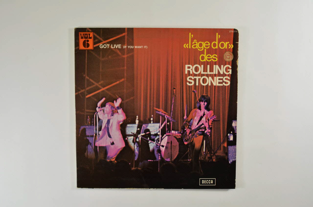 disque 33 tours L'âge d'or des Rolling Stones vol. 6 2001.69.16.320.1-2 Photo Mucem