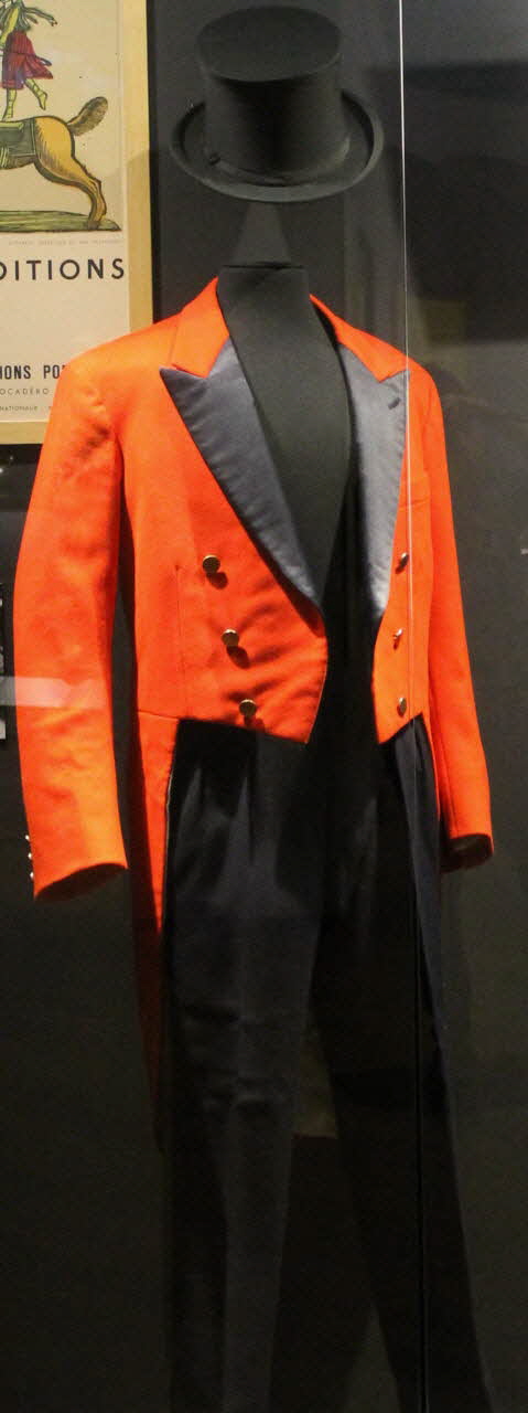 costume professionnel du cirque Costume de Mr Loyal de Georges Henri Rivière 2018.42.1.1-3 Photo Mucem