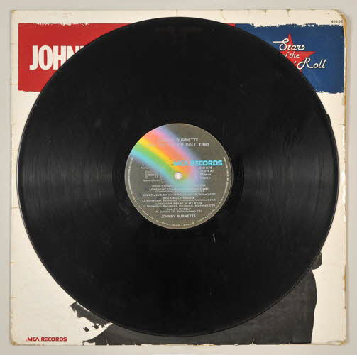 Dorsey Burnette ; Johnny Burnette ; Mca Records ; C.P.F. Barclay disque 33 tours Johnny Burnette and the rock'n roll trio 1956 2001.69.16.177.1-2 Photo