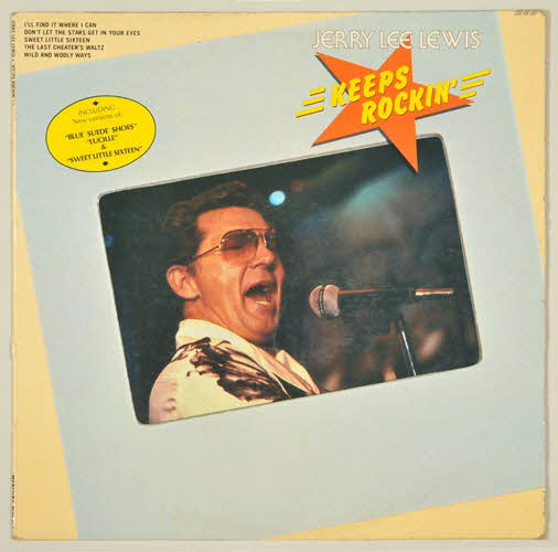 Jerry Lee Lewis ; Mercury ; Phonogram disque 33 tours Keeps Rockin / Jerry Lee Lewis 1978 2001.69.16.190 Photo