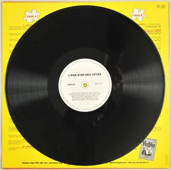 disque 33 tours L'âge d'or des yéyés 2001.69.16.38.1-2 Photo