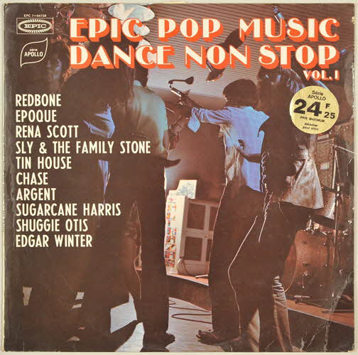 disque 33 tours Epic pop music / Dance non stop / Vol. 1 2001.69.16.47.1-2 Photo
