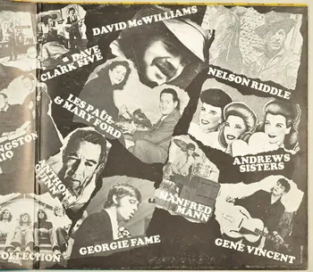Georgie Fame ; Dave Clark Five ; David Mcwilliams ; Cliff Richard ; Louis Prima ; The Shadows ; Nelson Riddle ; Bill Haley ; Kingston Trio ; The Beach Boys ; Les Paul And Mary Ford ; Peggy Lee ; Anthony Quinn ; The Andrews Sisters ; Gene Vincent ; Manfred Mann ; EMI Pathé-Marconi disque 33 tours Dance for ever 1976 2001.69.16.49.1-3 Photo