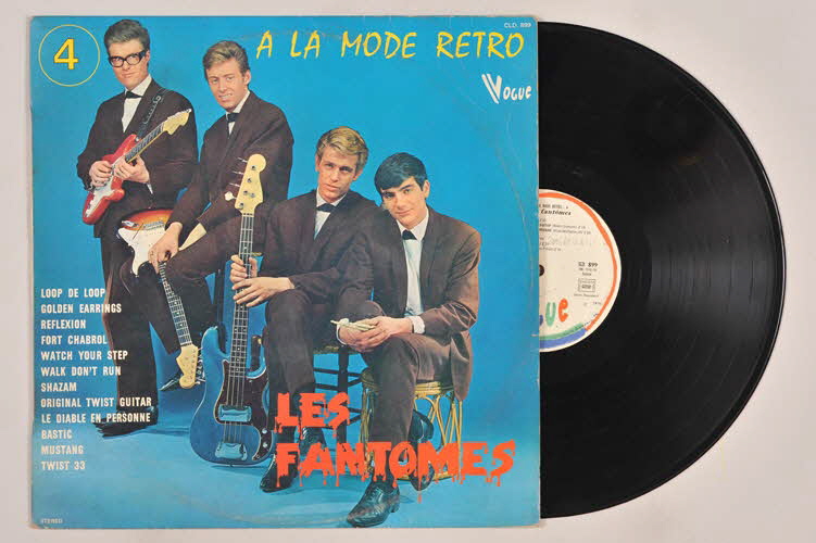 Les Fantômes ; Disques Vogue ; A Nisak disque 33 tours A la mode rétro... Saint-Michel-Sur-Orges 1974 2001.69.16.61 Photo