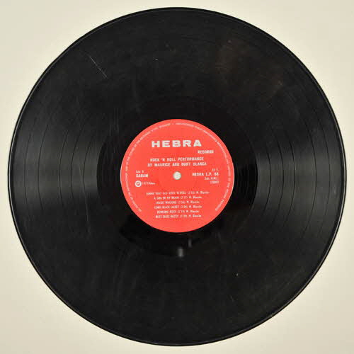 Burt Blanca ; Hebra Records disque 33 tours Rock'n roll performance by Maurice et Burt Blanca 1972 2001.69.16.65 Photo