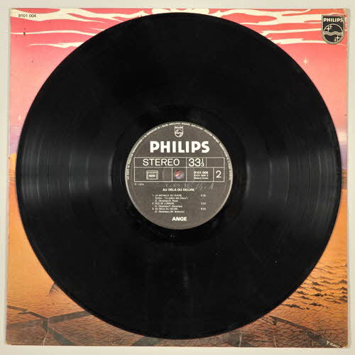 Ange ; Philips disque 33 tours Au-delà du délire / Ange 1974 2001.69.16.74.1-3 Photo