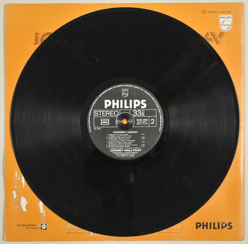 Jacques Revaux ; Jean-Pierre Azoulay ; Benoit Kaufman ; Roger Loubet ; Roland Guillotel ; René Pratx ; Raymond Donnez ; Philips ; Phonogram ; Imprimerie Glory ; Sygma disque 33 tours Derrière l'Amour Île-de-France, France 1976 2001.69.16.9.1-2 Photo