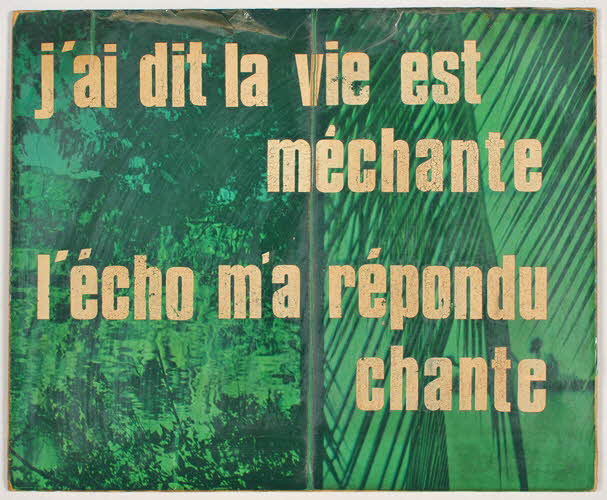 affichette 2001.69.61 Photo