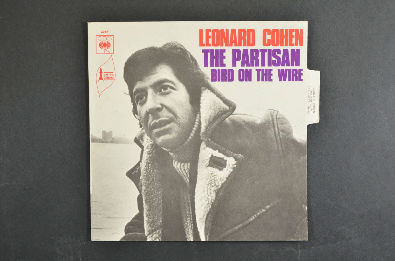 pochette de disque Bird on the wire 2001.69.16.3249 Photo Mucem