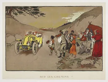 estampe SUR LES CHEMINS Ile-de-France, France 1904-1908 1963.5.52  Photo Mucem / Marianne Kuhn