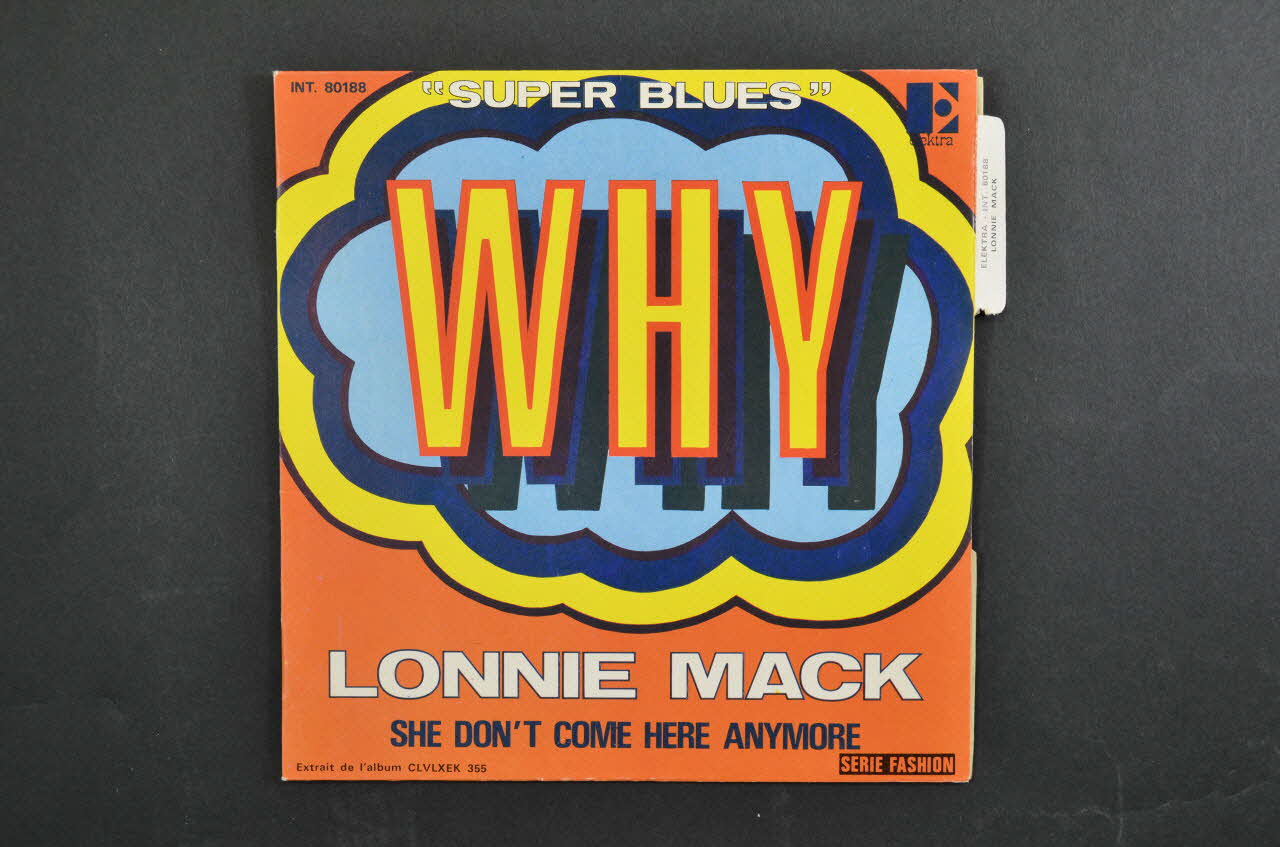 Lonnie Mack ; Disques Vogue pochette de disque Super blues 1964 2001.69.16.3282 Photo Mucem
