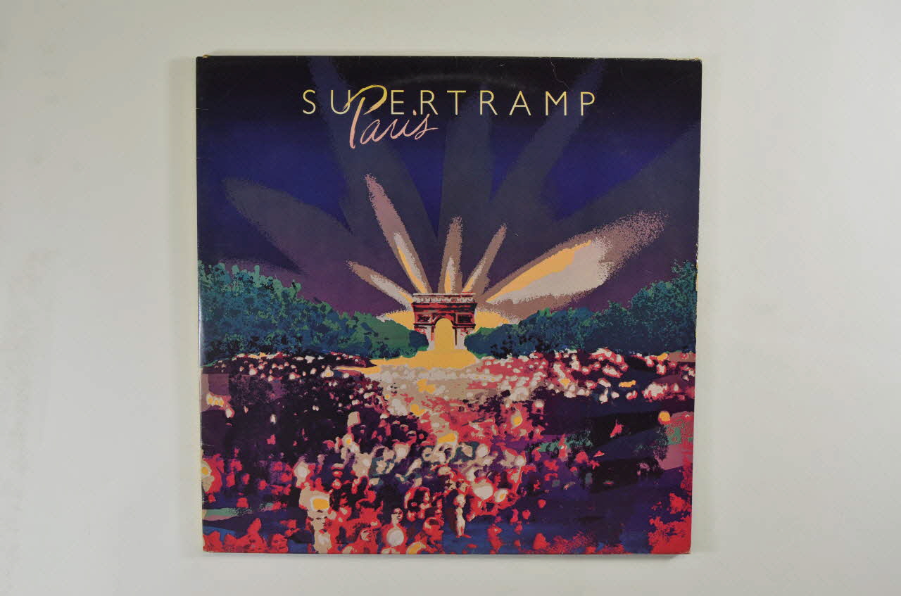 Supertramp; ; A.M Records; disque 33 tours Supertramp / Paris 1979 2001.69.16.331.1-5 Photo Mucem