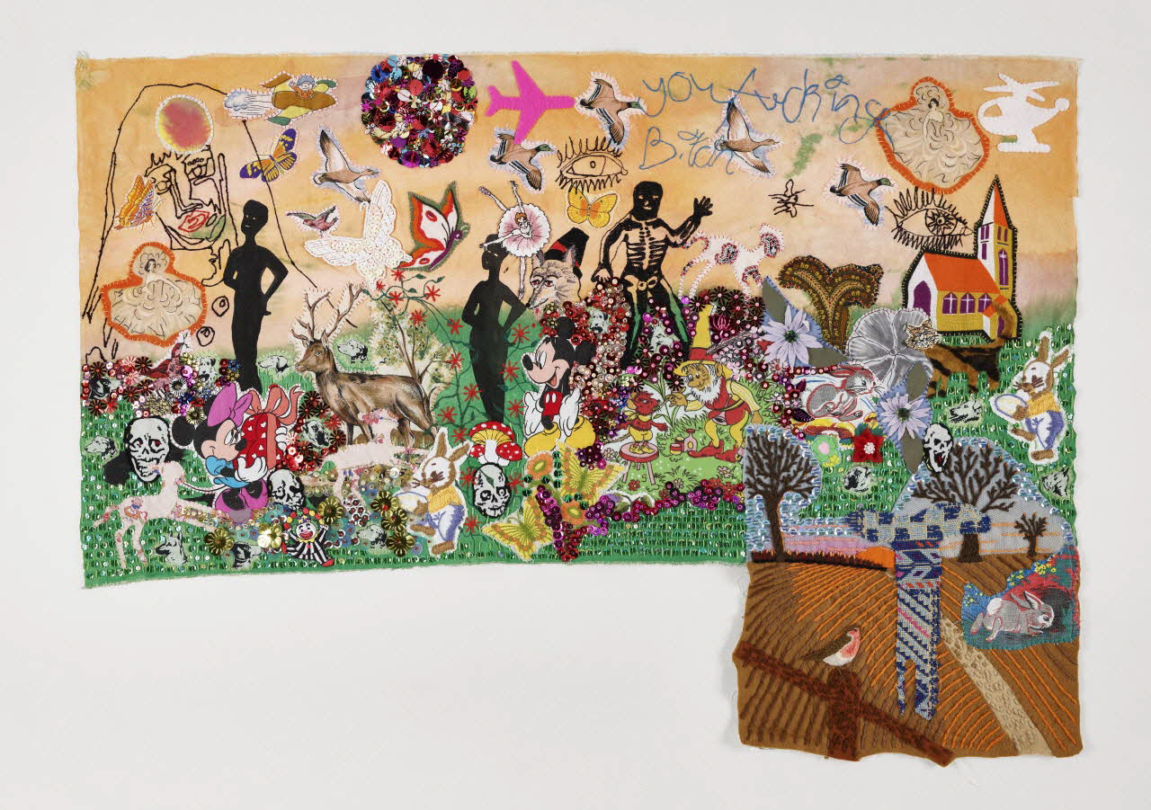 Delaine Le Bas patchwork You Fucking Bitch - Autumn Royaume-Uni 2008 2022.22.2 Photo Mucem / Marianne Kuhn