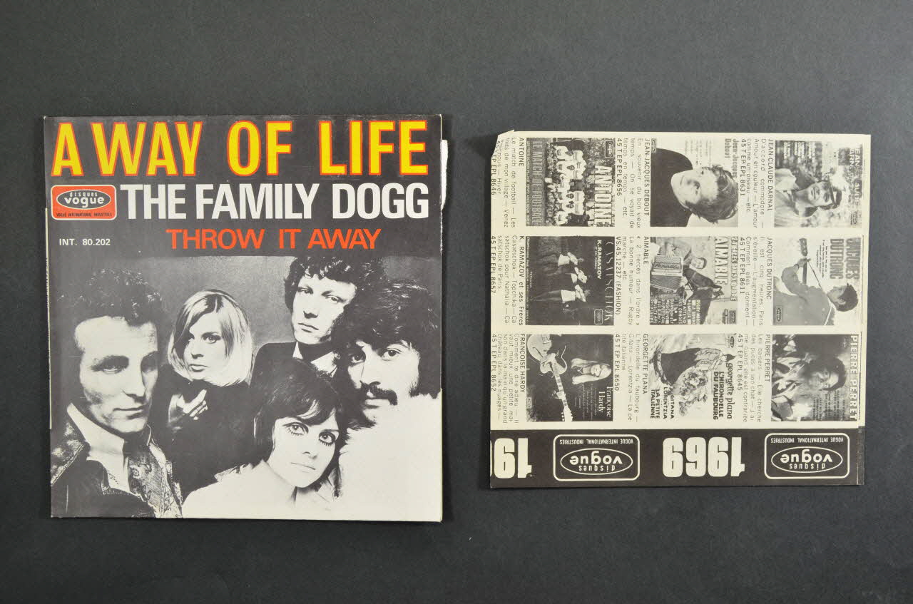 pochette de disque Throw it away 2001.69.16.3365.1-2 Photo Mucem