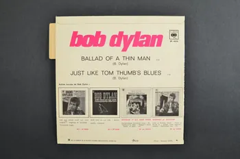 pochette de disque Ballad of a thin man 2001.69.16.3386  Photo Mucem