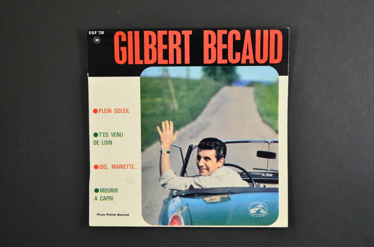 pochette de disque Mourir à Capri 2001.69.16.3446 Photo Mucem