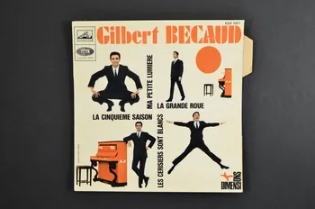pochette de disque Les cerisiers sont blancs 2001.69.16.3447 Photo Mucem