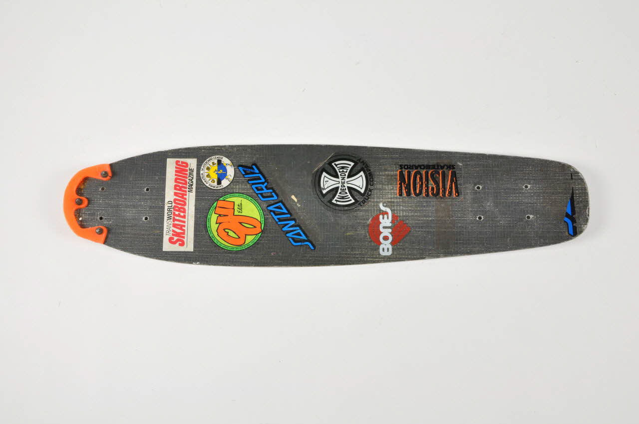 Lacadur planche de skateboard Aquitaine, France 1975-1979 2002.34.9.2 Photo Mucem