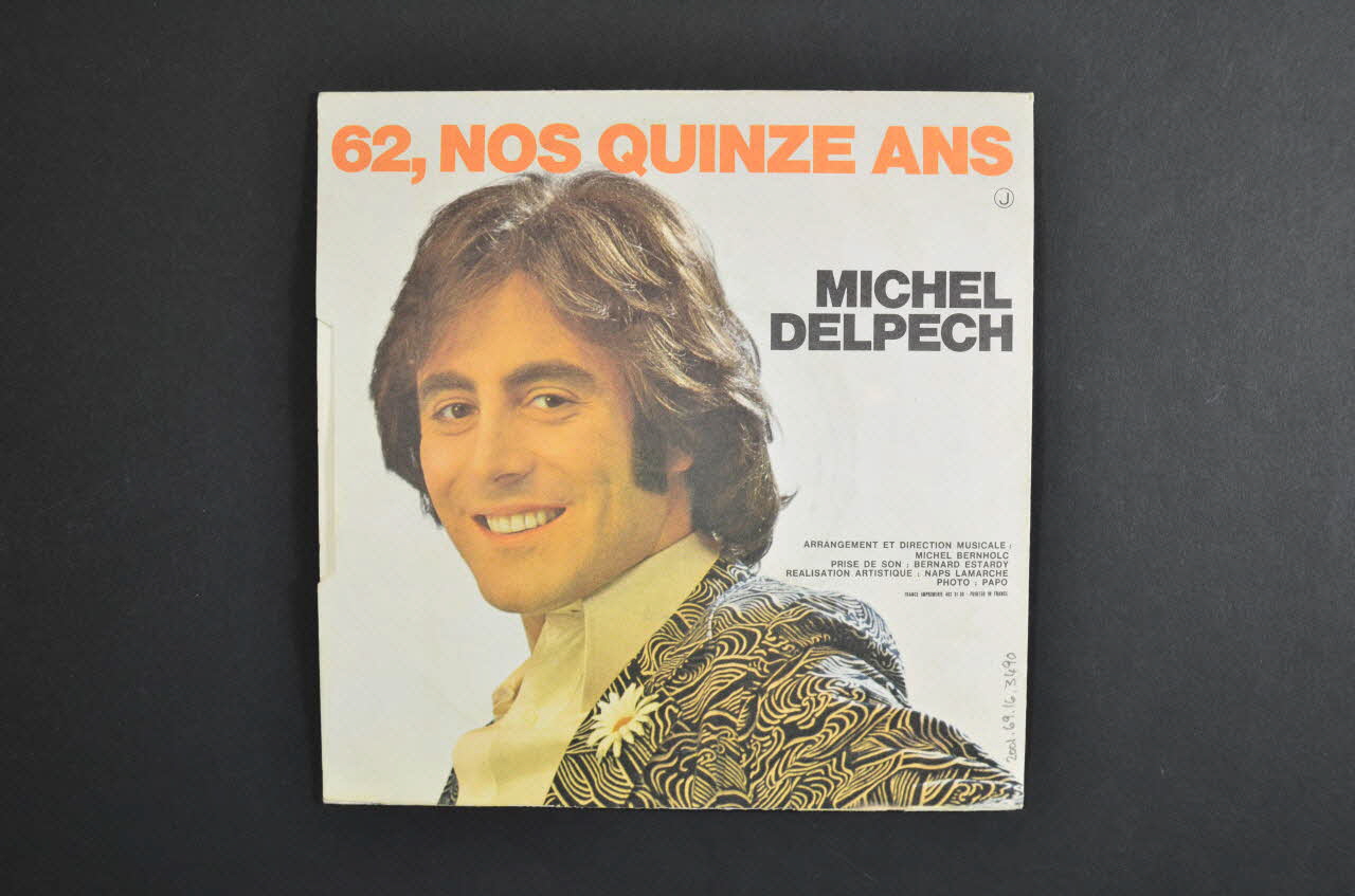 pochette de disque 62, nos quinze ans 2001.69.16.3490 Photo Mucem