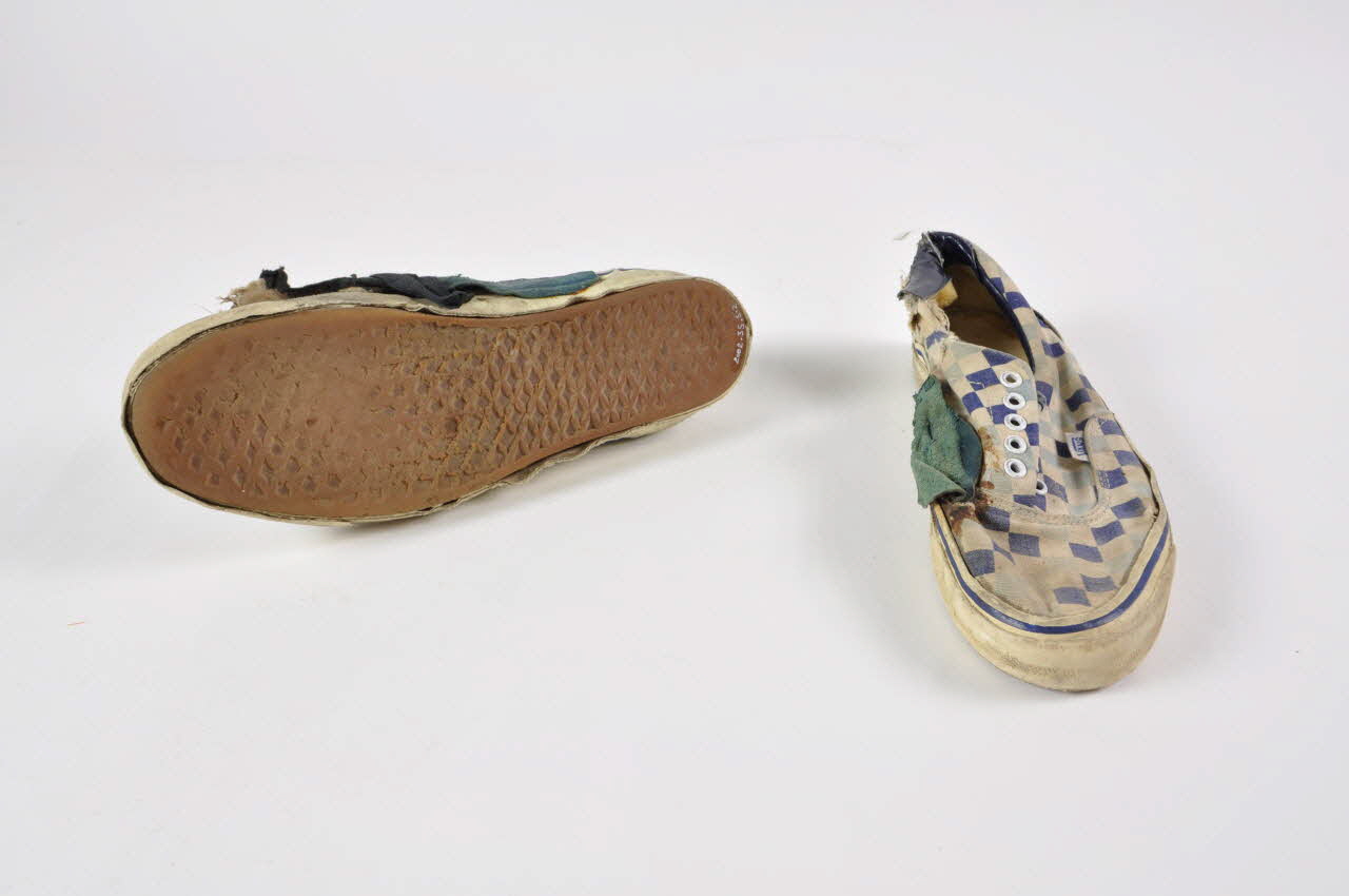 Vans chaussure Californie, Etats-Unis 1980-1982 2002.35.5.2-3 Photo Mucem