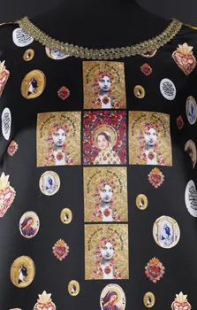 Romani design ; Erika Varga ; Helena Varga robe collection "Blessing madonna" Hongrie centrale, Hongrie 2021 2023.20.1  Photo Mucem / Marianne Kuhn