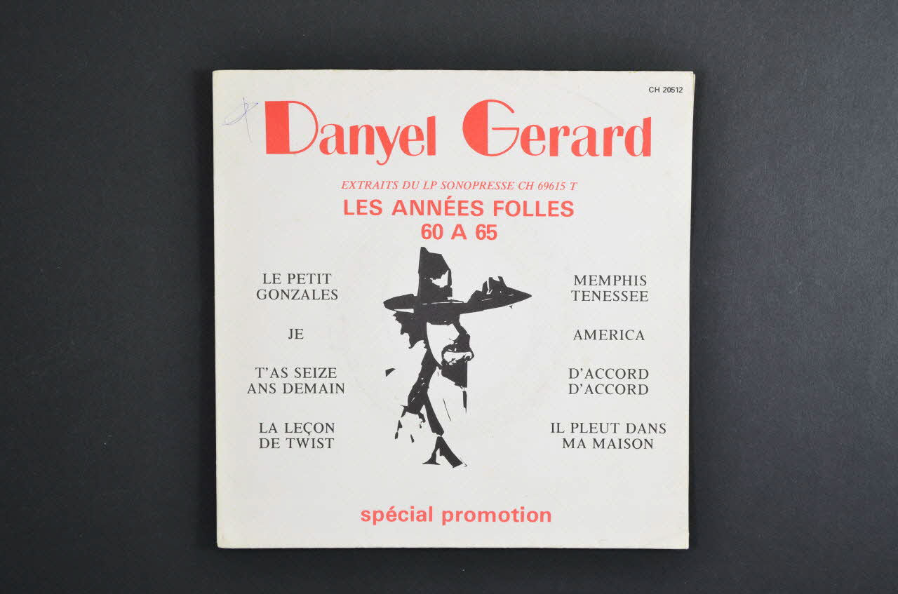 pochette de disque T'as seize ans demain 2001.69.16.3529 Photo Mucem