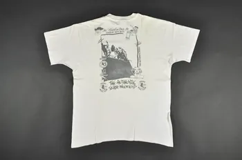 Hanes tee-shirt Tee shirt réalisé pour "l'authentique skate week-end" de Cholet en 1989 France 1989 2002.41.12 Photo Mucem