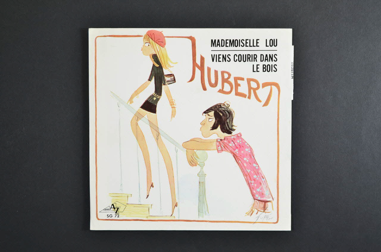 pochette de disque Viens courir dans le bois 2001.69.16.3578 Photo Mucem