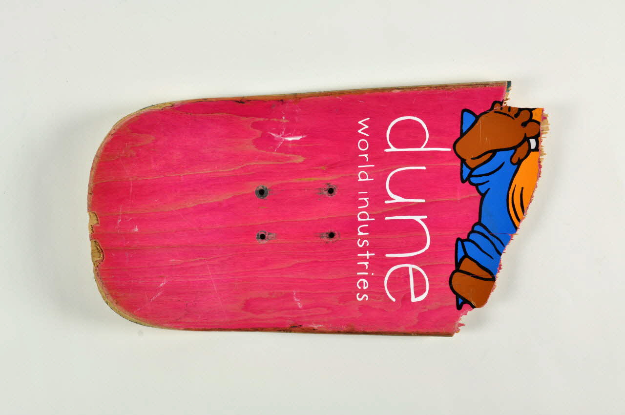 World Industries planche de skateboard Planche pro model "Chris Dune" Californie, Etats-Unis 1992-1996 2002.45.104.1 Photo Mucem