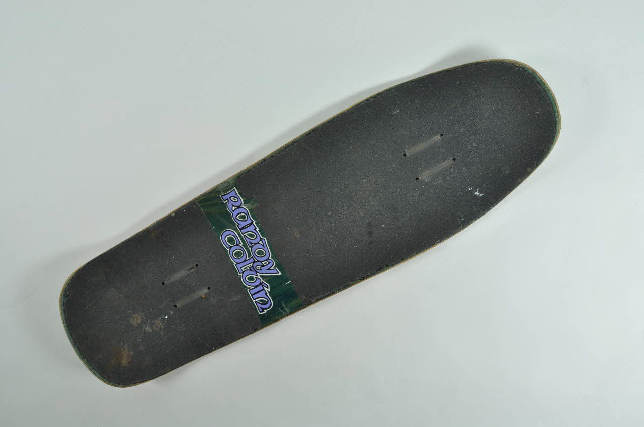 World Industries planche de skateboard Pro model "Randy Colvin, Velvet Safari" Etats-Unis 1991-1992 2002.45.121 Photo Mucem