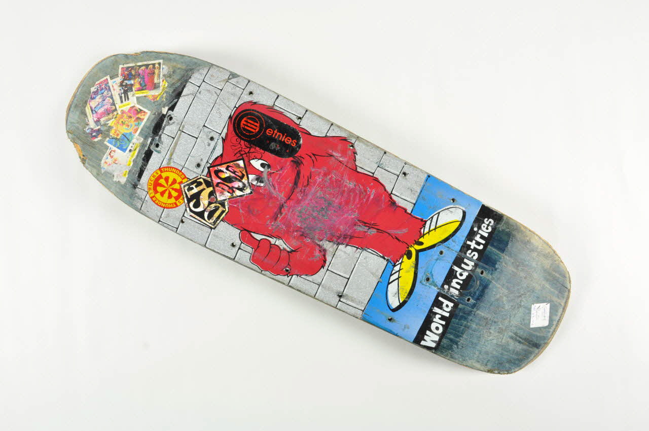 World Industries planche de skateboard Pro model "Chris "Dune" Pastras" Californie, Etats-Unis 1992 2002.45.124  Photo Mucem