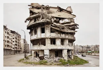 Mathieu Pernot tirage photographique Homs (Syrie), 2020 Syrie 2020 2023.3.12 Photo Mathieu Pernot, Photo Mucem / Marianne Kuhn