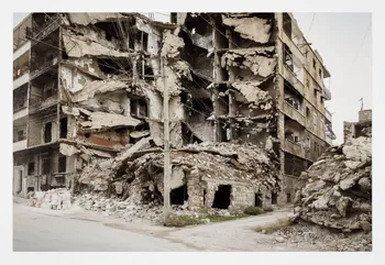 Mathieu Pernot tirage photographique Homs (Syrie), 2020 Syrie 2020 2023.3.15 Photo Mathieu Pernot, Photo Mucem / Marianne Kuhn