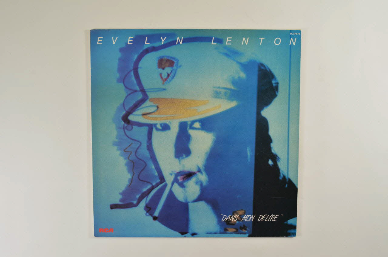 disque 33 tours Evelyn Lenton / Dans mon délire 2001.69.16.363.1-2 Photo Mucem