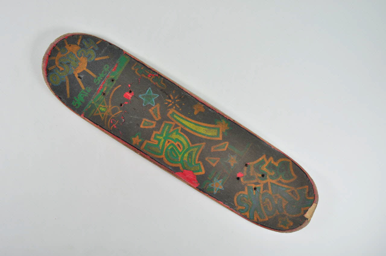 Real Skateboards planche de skateboard Pro model "Marc Gonzales" Californie, Etats-Unis 1991-1996 2002.45.149 Photo Mucem