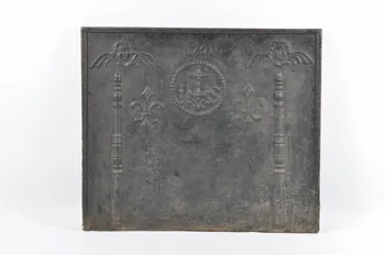 plaque de cheminée Alsace, France 1751 1970.40.11 Photo Mucem