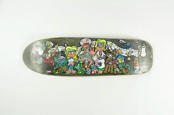 New Deal Skateboards planche de skateboard Planche "Howell's Happy Hippies" dédiée à Andy Howell. Californie, Etats-Unis 1991 2002.45.19 Photo Mucem