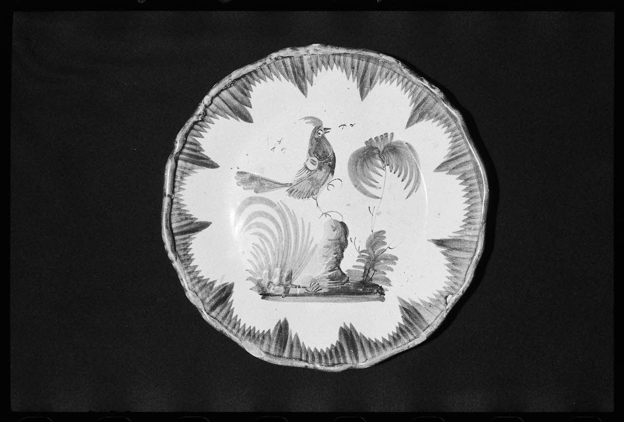 photographie Assiette à décor d'oiseau Ph.1977.1.1094 Photo