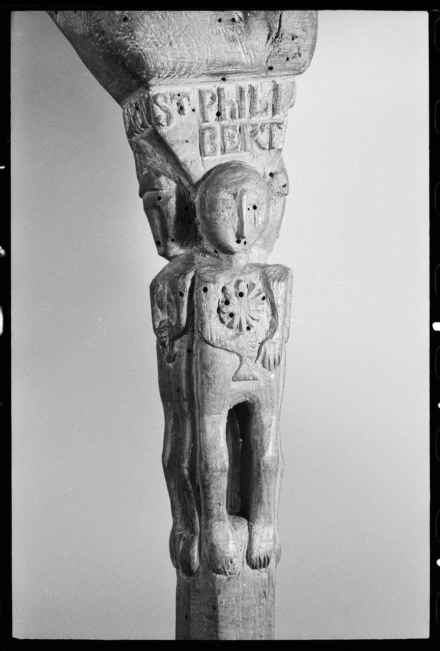 Alain Guey photographie Canne en bois à décoré de saint Philibert France 1977 Ph.1977.1.1674 Photo